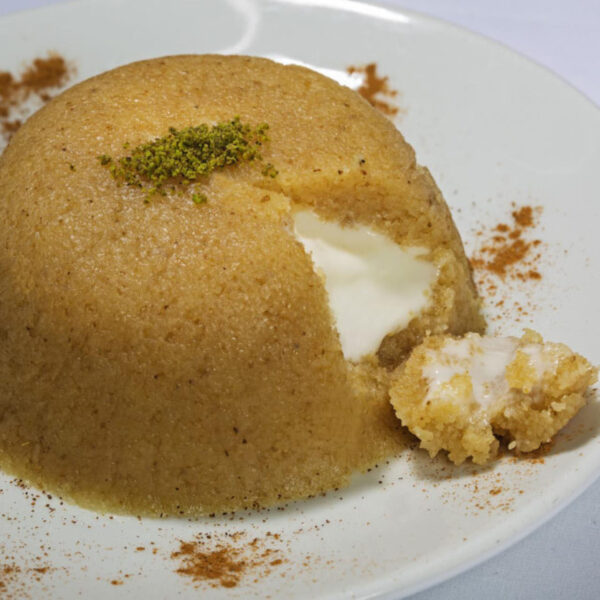 Halva Simigdalenios (semolina) - Gastronomy Tours IMG 7954 Copy - Gastronomy Tours